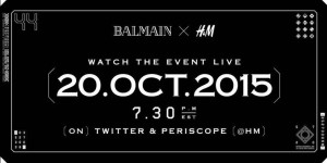 Balmain x H&M promo