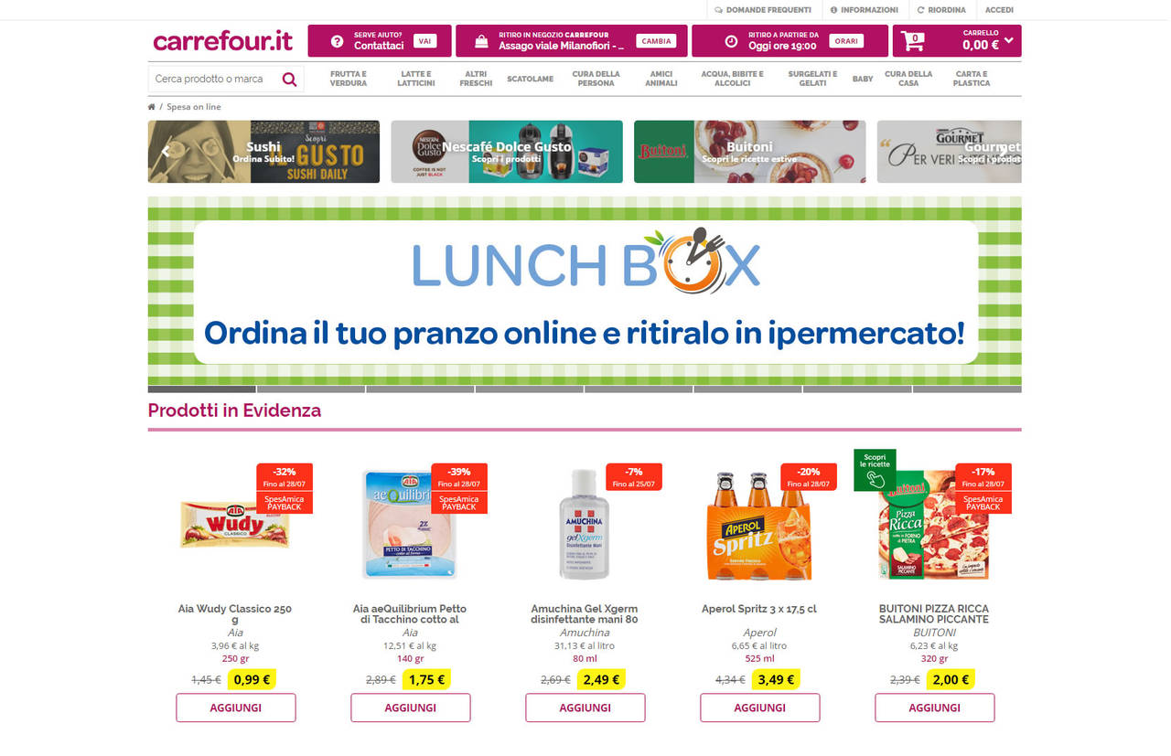 carrefour spesa on line