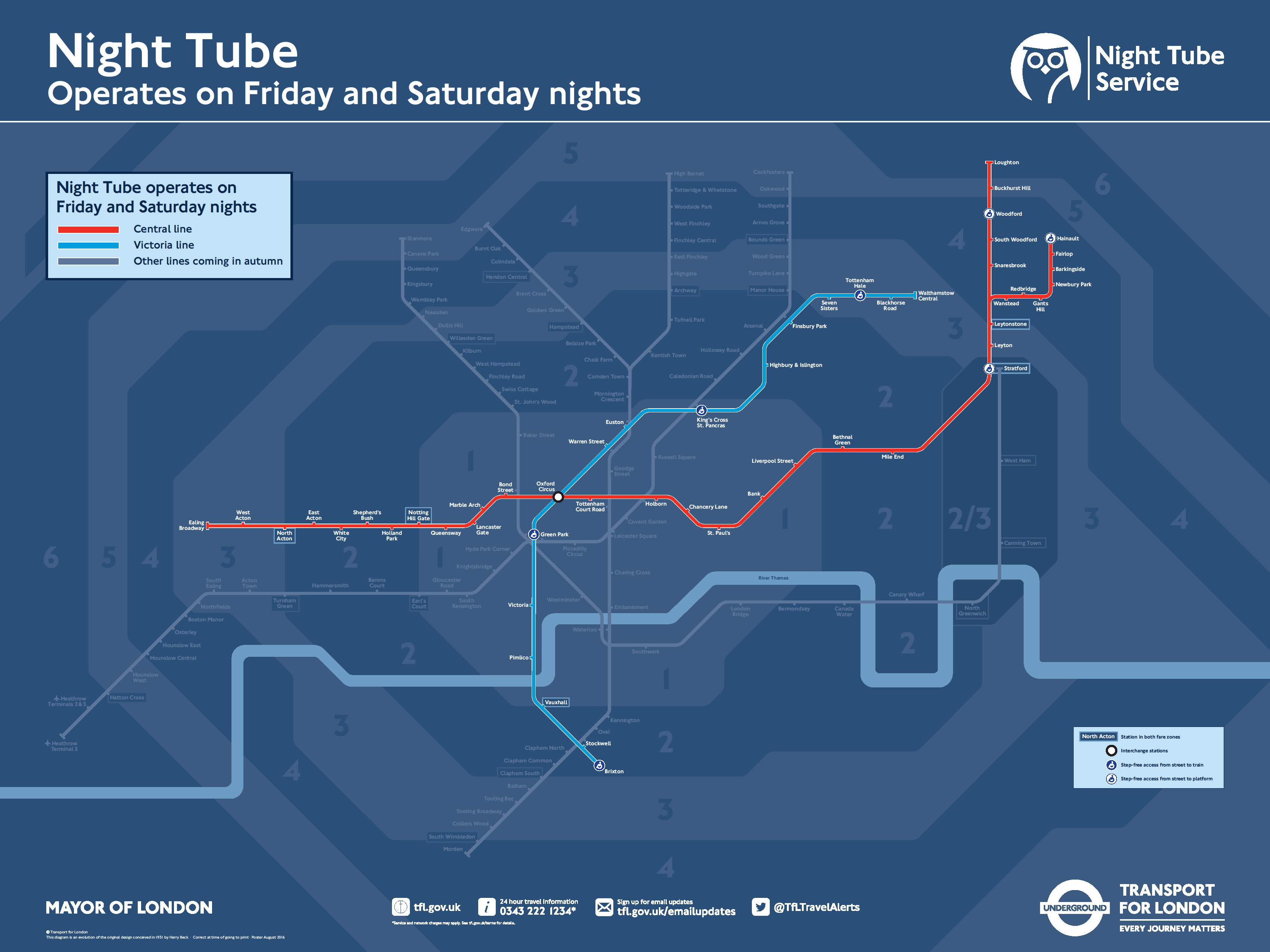 Night Tube Londra