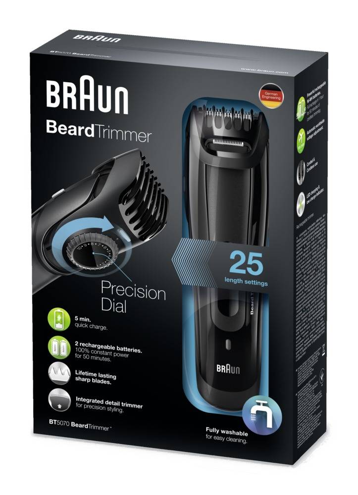 Braun Beard Trimmer BT 5070 regolabarba