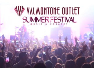 Il cartellone del Valmontone Outlet Summer Festival dalla pagina facebook dell'outlet
