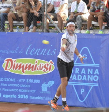 Leonardo Mayer, uno dei campioni del Trofeo di tennis DimmidiSì di Manerbio