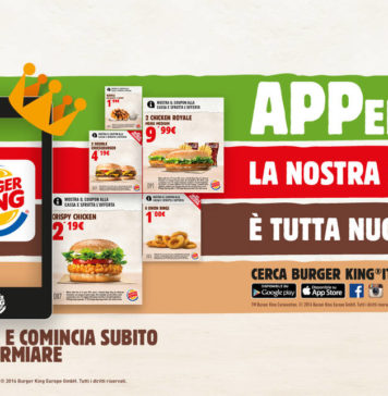 Burger King a Peschiera Borromeo (Mi), la nuova app con le offerte