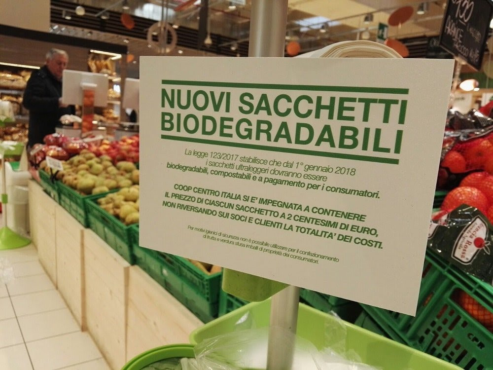 Sacchetti biodegradabili (PLA)
