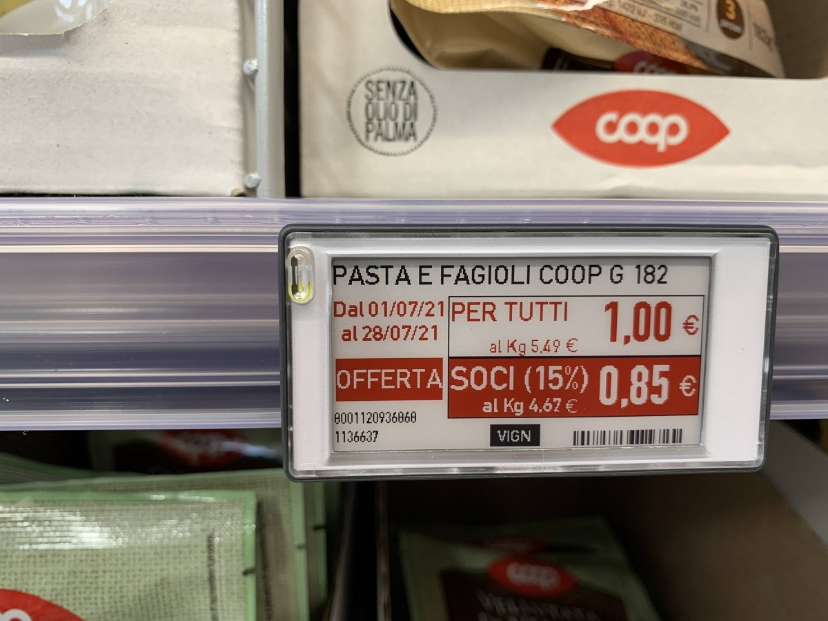 Unicoop Tirreno etichette