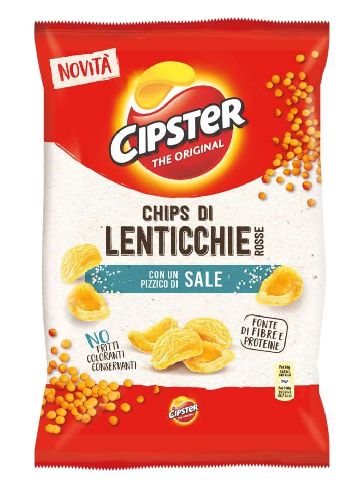 Cipster Chips di lenticchie rosse