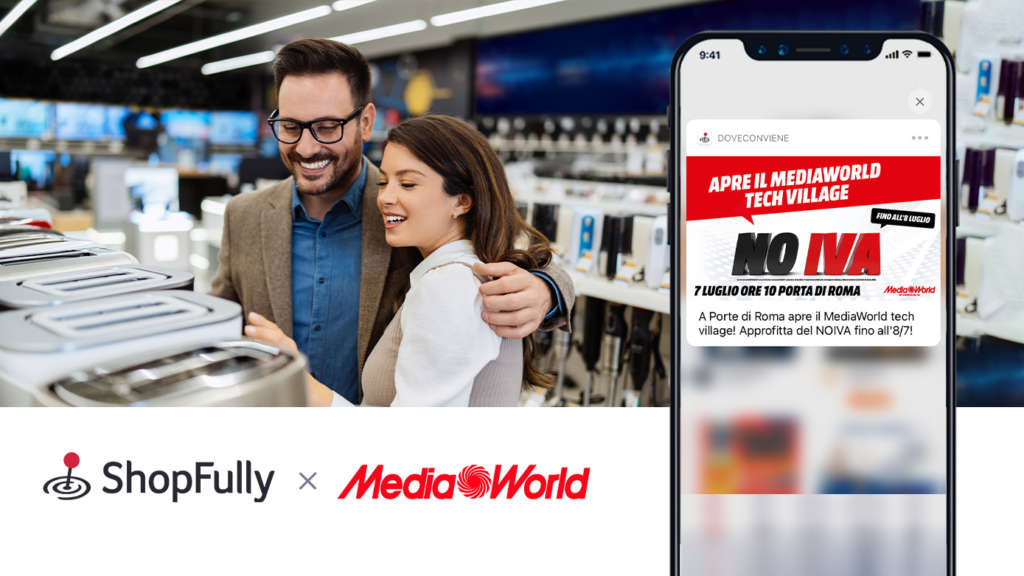 MediaWorld sceglie Shopfully per le attività di 