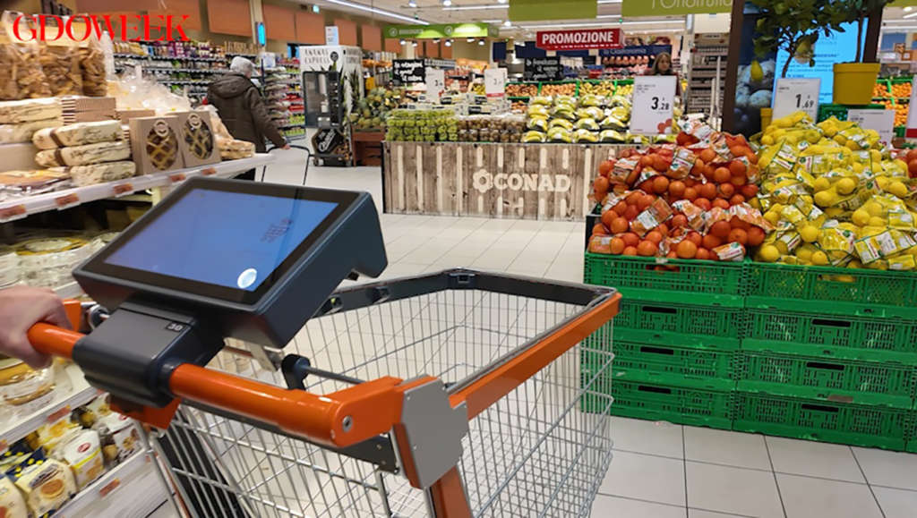 Conad Nord Ovest integra nei supermercati il carrello smart che riconosce i prodotti